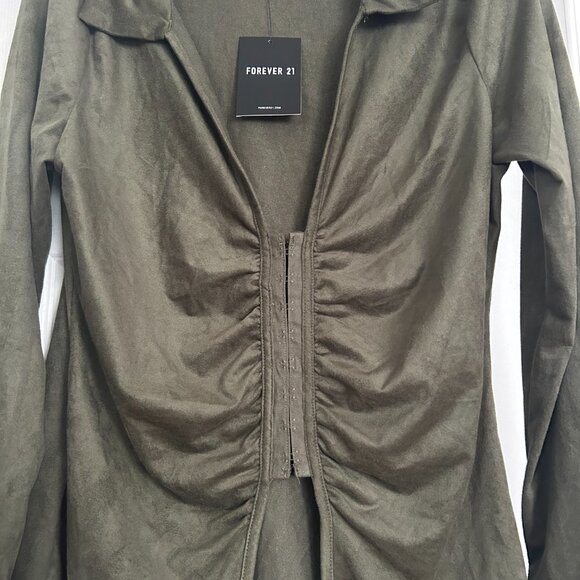 olive green shirt - Picture 3 of 3